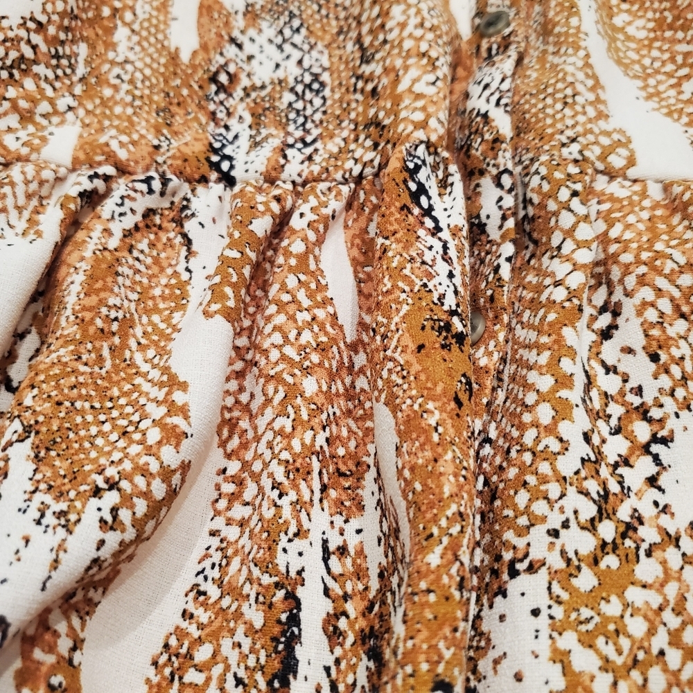 Snake Print Long Sleeve Dress - Picture 4 of 10
